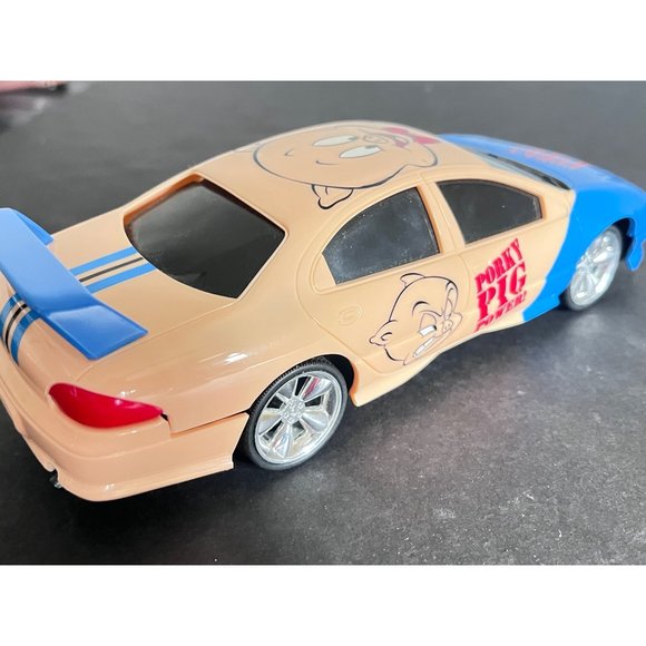 1/24 Porky Pig Power Chrysler Model Car Blue & Tan Graphics Vintage 2000 Super - Picture 2 of 9